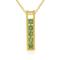 Collana in argento con Demantoide
