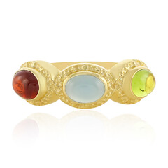 Anello in argento con Granato d’India