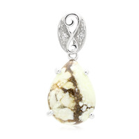 Ciondolo in argento con Magnesite
