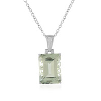 Collana in argento con Ametista Verde