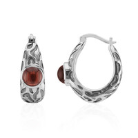 Orecchini in argento con Granato Mozambico (Remy Rotenier)