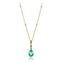 Collana in oro con Smeraldo Colombiano (CIRARI)