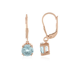 Orecchini in argento con Topazio Blu Cielo