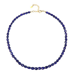 Collana in argento con Zaffiro Blu Bemainty