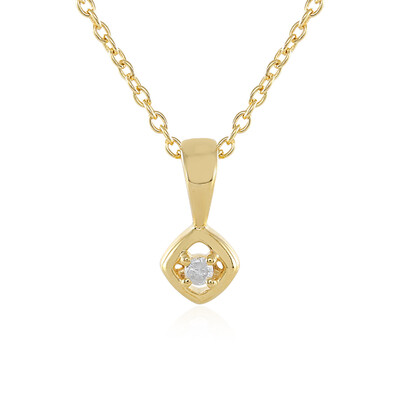 Collana in argento con Diamante I3 (J)