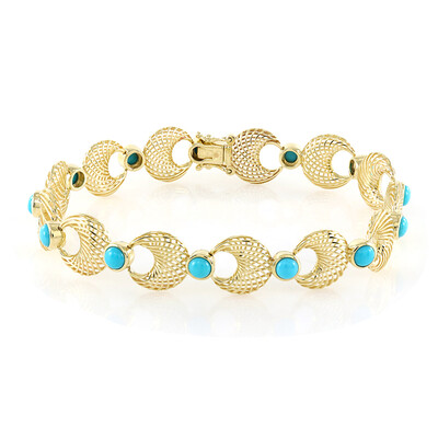 Bracciale in oro con Turchese Sleeping Beauty (Ornaments by de Melo)