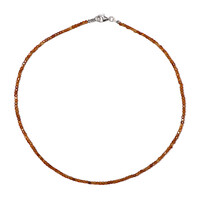 Collana in argento con Granato Essonite