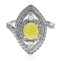 Anello in oro con Crisoberillo Occhio di Gatto (CIRARI)