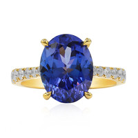 Anello in oro con Tanzanite AAA (CIRARI)