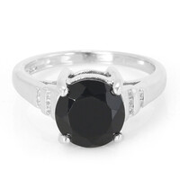 Anello in argento con Onice Nero
