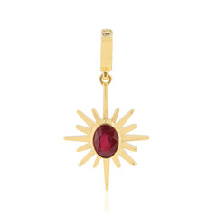 Ciondolo in argento con Rubino Bemainty