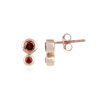 Orecchini in oro con Zircone Arancione (KM by Juwelo)