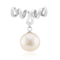 Ciondolo in argento con Perla d'Acqua Dolce Bianca