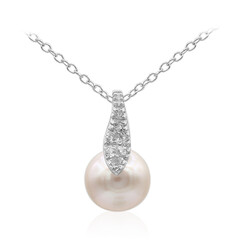 Collana in argento con Perla di Acqua Dolce