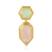 Ciondolo in argento con Quarzo Rosa
