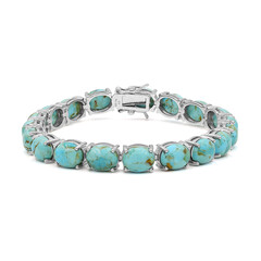 Bracciale in argento con Turchese