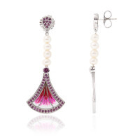 Orecchini in argento con Perla di Acqua Dolce (Dallas Prince Designs)