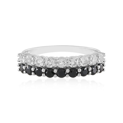 Anello in argento con Spinello Nero