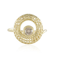 Anello in oro con Diamante Champagne I2 (Ornaments by de Melo)