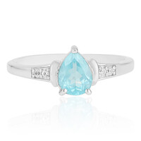 Anello in argento con Apatite Blu