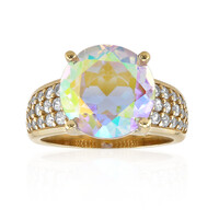 Anello in argento con Quarzo Moonlight