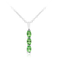 Collana in argento con Tsavorite