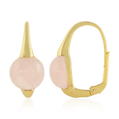Orecchini in argento con Quarzo Rosa