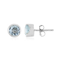 Orecchini in argento con Topazio Blu Cielo