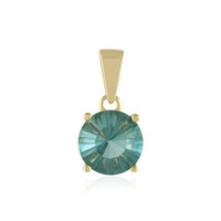 Ciondolo in argento con Fluorite Verde