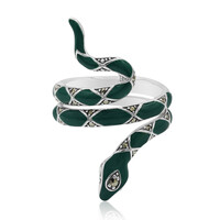 Anello in argento con Marcassite