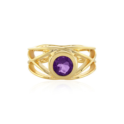 Anello in argento con Ametista Uruguay