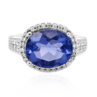 Anello in argento con Fluorite Cangiante