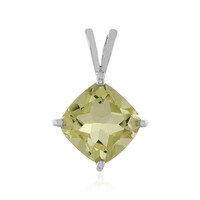 Ciondolo in argento con Quarzo Limone