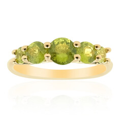 Anello in argento con Idocrasio