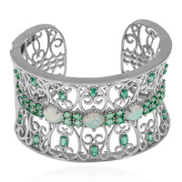 Bracciale in argento con Opale di Welo (Dallas Prince Designs)