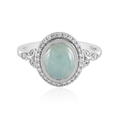 Anello in argento con Acquamarina