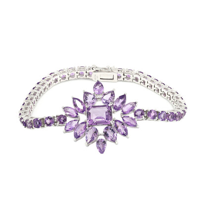 Bracciale in argento con Ametista