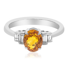Anello in oro con Zaffiro Giallo (CIRARI)