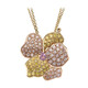 Collana in oro con Zaffiro Rosa (CIRARI)