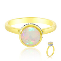 Anello in argento con Opale di Welo