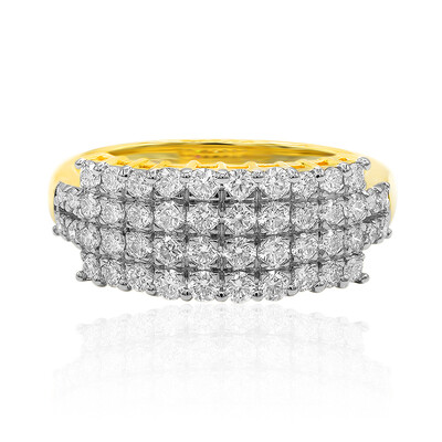 Anello in oro con Diamante IF (D) (Annette)