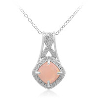 Collana in argento con Opale Rosa