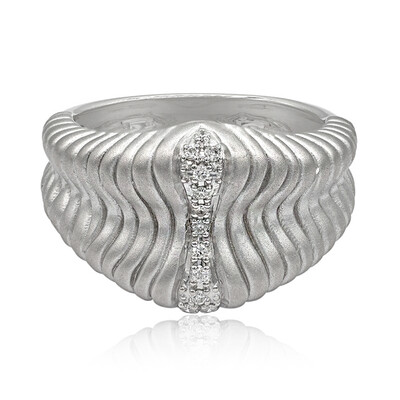 Anello in argento con Diamante I1 (G) (Annette)