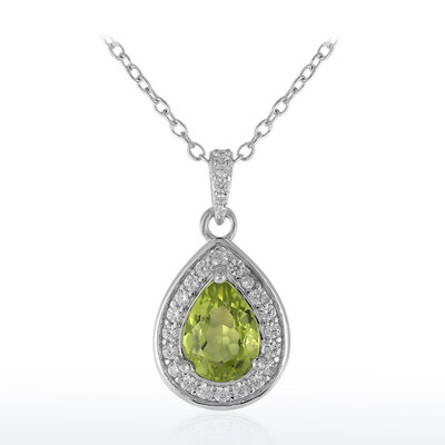Collana in argento con Peridoto