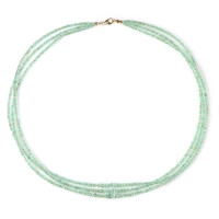 Collana in oro con Smeraldo Colombiano