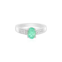 Anello in argento con Smeraldo Russo