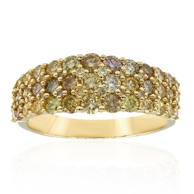 Anello in oro con Diamante Fancy SI2 (CIRARI)