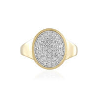 Anello in oro con Diamante SI2 (H) (de Melo)