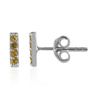 Orecchini in argento con Citrino