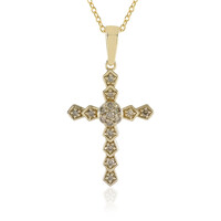 Collana in argento con Diamante Champagne I2